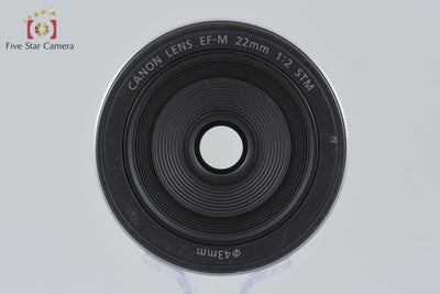 【中古】Canon キヤノン EF-M 22mm f/2 STM シルバー