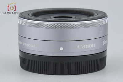 【中古】Canon キヤノン EF-M 22mm f/2 STM シルバー