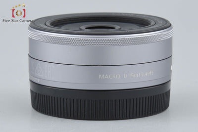 【中古】Canon キヤノン EF-M 22mm f/2 STM シルバー