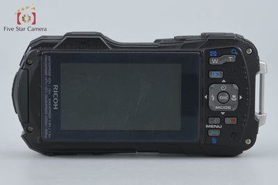 【中古】RICOH リコー PENTAX ペンタックス WG-30 ブラック 防水アクションカメラ シャッター回数僅少