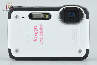 【中古】OLYMPUS オリンパス TOUGH TG-620 ホワイト コンパクトデジタルカメラ シャッター回数僅少