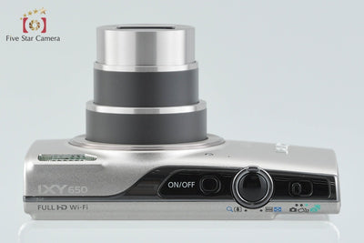 【中古】Canon キヤノン IXY 650 シルバー コンパクトデジタルカメラ