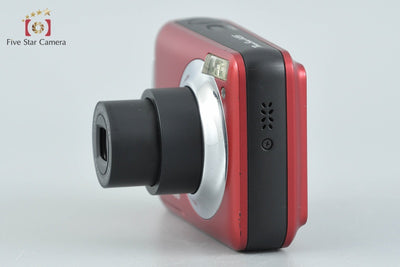 【中古】Canon キヤノン PowerShot A495 レッド コンパクトデジタルカメラ