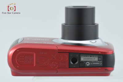 【中古】Canon キヤノン PowerShot A495 レッド コンパクトデジタルカメラ