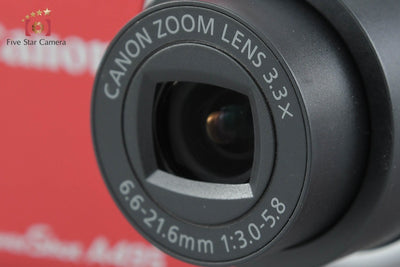 【中古】Canon キヤノン PowerShot A495 レッド コンパクトデジタルカメラ