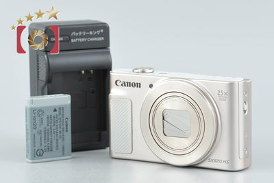 【中古】Canon キヤノン PowerShot SX620 HS ホワイト コンパクトデジタルカメラ