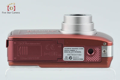 【中古】OLYMPUS オリンパス μ-40 DIGITAL レッドムーン コンパクトデジタルカメラ