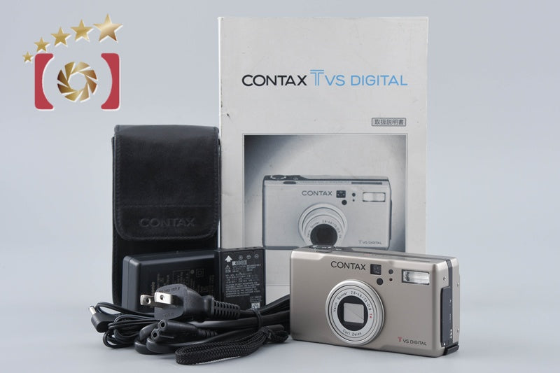 【中古】CONTAX コンタックス Tvs DIGITAL チタン コンパクトデジタルカメラ