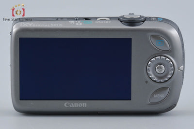 【中古】Canon キヤノン IXY Digital 510 IS シルバー コンパクトデジタルカメラ 元箱付き