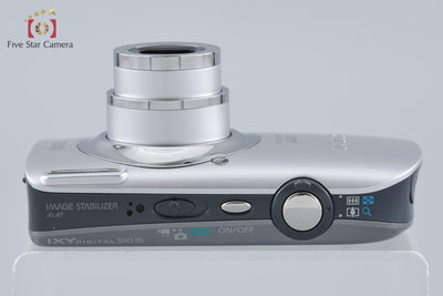 【中古】Canon キヤノン IXY Digital 510 IS シルバー コンパクトデジタルカメラ 元箱付き