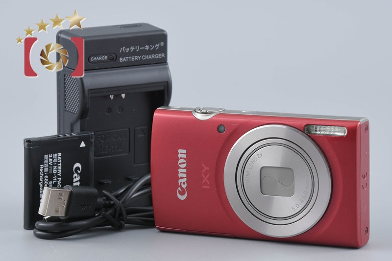 [Used] Canon IXY 200 Red Compact Digital Camera