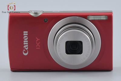 【中古】Canon キヤノン IXY 200 レッド コンパクトデジタルカメラ