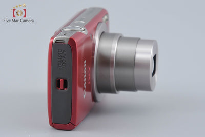 【中古】Canon キヤノン IXY 200 レッド コンパクトデジタルカメラ