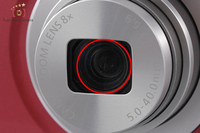 【中古】Canon キヤノン IXY 200 レッド コンパクトデジタルカメラ