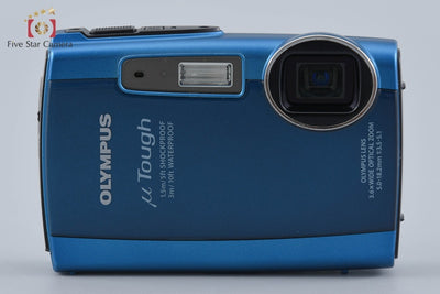 【中古】OLYMPUS オリンパス μ TOUGH-3000 ブルー コンパクトデジタルカメラ