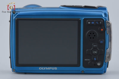 【中古】OLYMPUS オリンパス μ TOUGH-3000 ブルー コンパクトデジタルカメラ