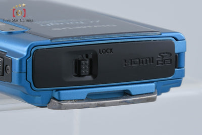 【中古】OLYMPUS オリンパス μ TOUGH-3000 ブルー コンパクトデジタルカメラ