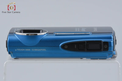 【中古】OLYMPUS オリンパス μ TOUGH-3000 ブルー コンパクトデジタルカメラ