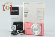 【中古】SONY ソニー Cyber-shot DSC-WX350 ピンク コンパクトデジタルカメラ 元箱付き 多言語対応