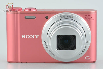 【中古】SONY ソニー Cyber-shot DSC-WX350 ピンク コンパクトデジタルカメラ 元箱付き 多言語対応
