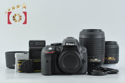 【中古】Nikon ニコン D5300 ダブルズームキット ブラック