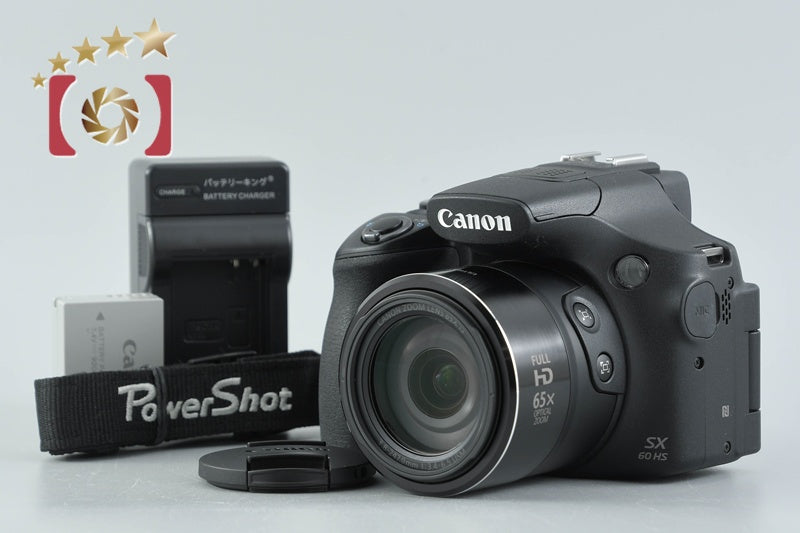 【中古】Canon キヤノン PowerShot SX60 HS ブラック コンパクトデジタルカメラ