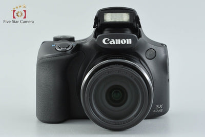 【中古】Canon キヤノン PowerShot SX60 HS ブラック コンパクトデジタルカメラ