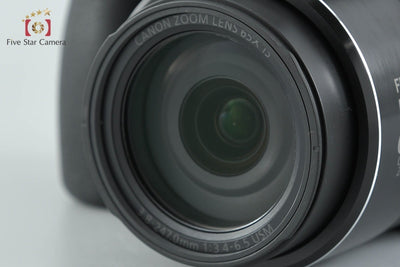 【中古】Canon キヤノン PowerShot SX60 HS ブラック コンパクトデジタルカメラ