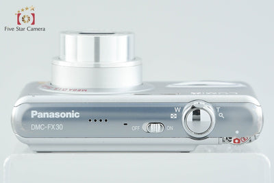 【中古】Panasonic パナソニック LUMIX DMC-FX30 プレシャスシルバー コンパクトデジタルカメラ