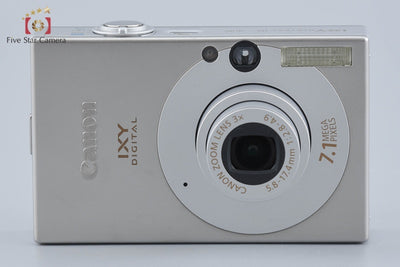 【中古】Canon キヤノン IXY Digital 10 シルバー コンパクトデジタルカメラ 元箱付き