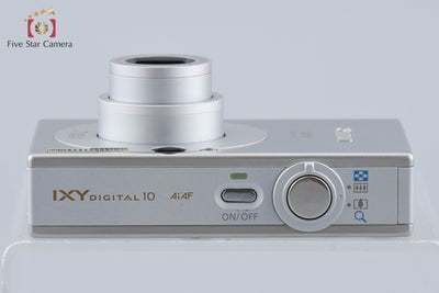 【中古】Canon キヤノン IXY Digital 10 シルバー コンパクトデジタルカメラ 元箱付き