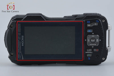 【中古】RICOH リコー PENTAX ペンタックス WG-30 エボニーブラック 防水アクションカメラ シャッター回数僅少