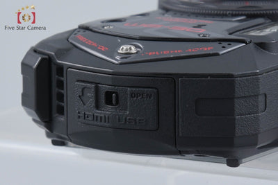 【中古】RICOH リコー PENTAX ペンタックス WG-30 エボニーブラック 防水アクションカメラ シャッター回数僅少