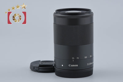 【中古】Canon キヤノン EF-M 55-200mm f/4.5-6.3 IS STM ブラック