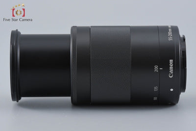 【中古】Canon キヤノン EF-M 55-200mm f/4.5-6.3 IS STM ブラック