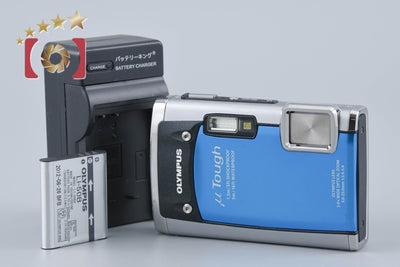 【中古】OLYMPUS オリンパス μ TOUGH-6020 ブルー コンパクトデジタルカメラ