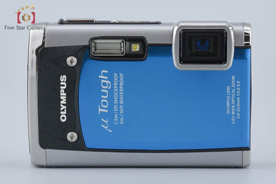 【中古】OLYMPUS オリンパス μ TOUGH-6020 ブルー コンパクトデジタルカメラ