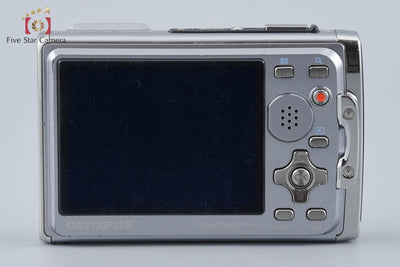【中古】OLYMPUS オリンパス μ TOUGH-6020 ブルー コンパクトデジタルカメラ