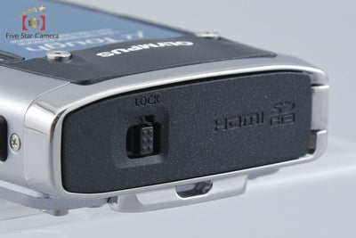 【中古】OLYMPUS オリンパス μ TOUGH-6020 ブルー コンパクトデジタルカメラ