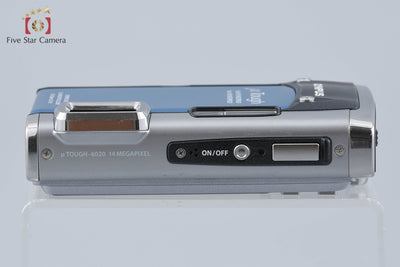 【中古】OLYMPUS オリンパス μ TOUGH-6020 ブルー コンパクトデジタルカメラ