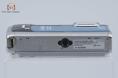 【中古】OLYMPUS オリンパス μ TOUGH-6020 ブルー コンパクトデジタルカメラ