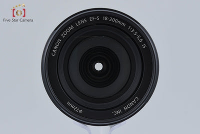 【中古】Canon キヤノン EF-S 18-200mm f/3.5-5.6 IS