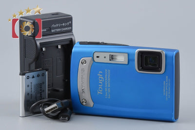【中古】OLYMPUS オリンパス TOUGH TG-320 ブルー コンパクトデジタルカメラ シャッター回数僅少