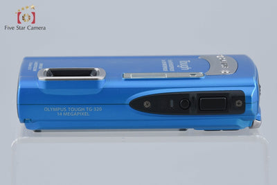 【中古】OLYMPUS オリンパス TOUGH TG-320 ブルー コンパクトデジタルカメラ シャッター回数僅少