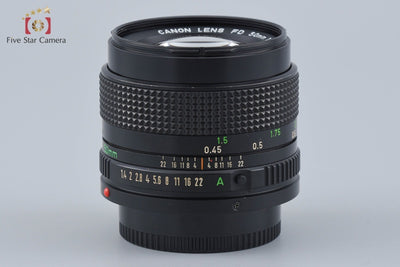 【中古】Canon キヤノン New FD 50mm f/1.4