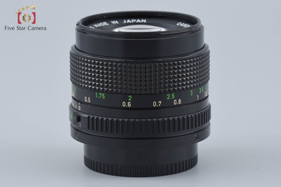 【中古】Canon キヤノン New FD 50mm f/1.4
