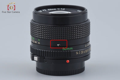 【中古】Canon キヤノン New FD 50mm f/1.4