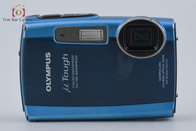 【中古】OLYMPUS オリンパス μ TOUGH-3000 ブルー コンパクトデジタルカメラ