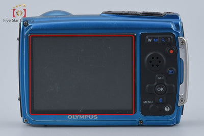 【中古】OLYMPUS オリンパス μ TOUGH-3000 ブルー コンパクトデジタルカメラ