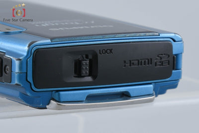 【中古】OLYMPUS オリンパス μ TOUGH-3000 ブルー コンパクトデジタルカメラ